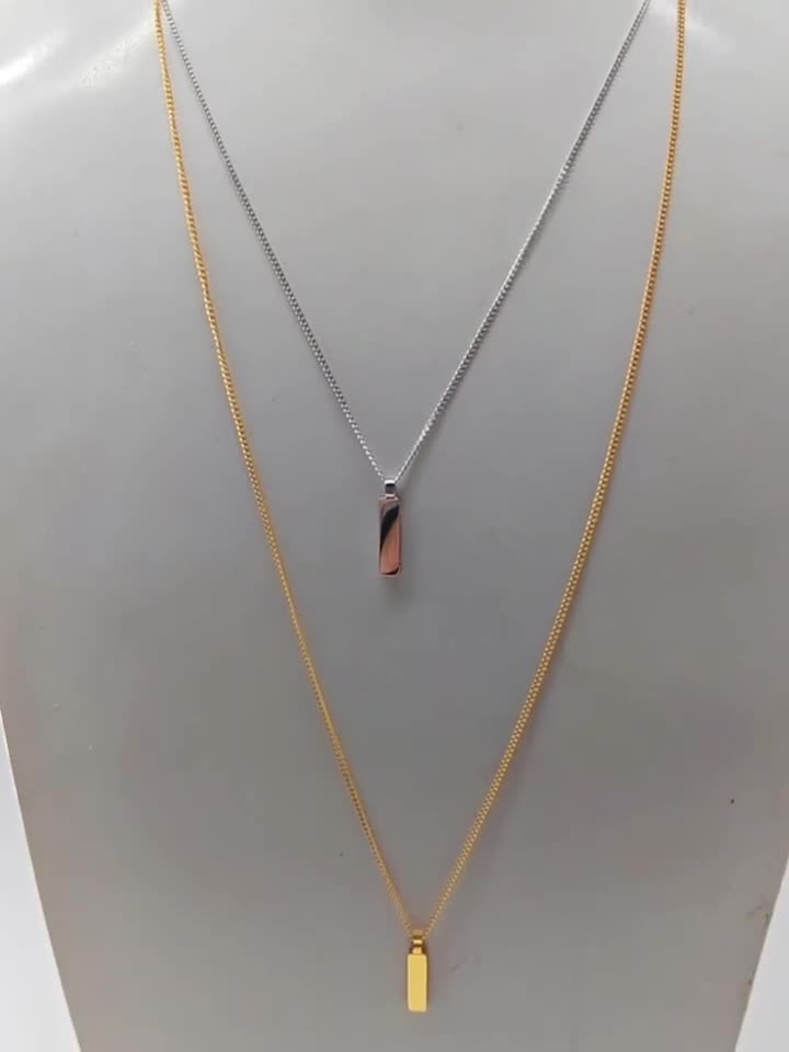 Simple Cuban Clavicle Necklace