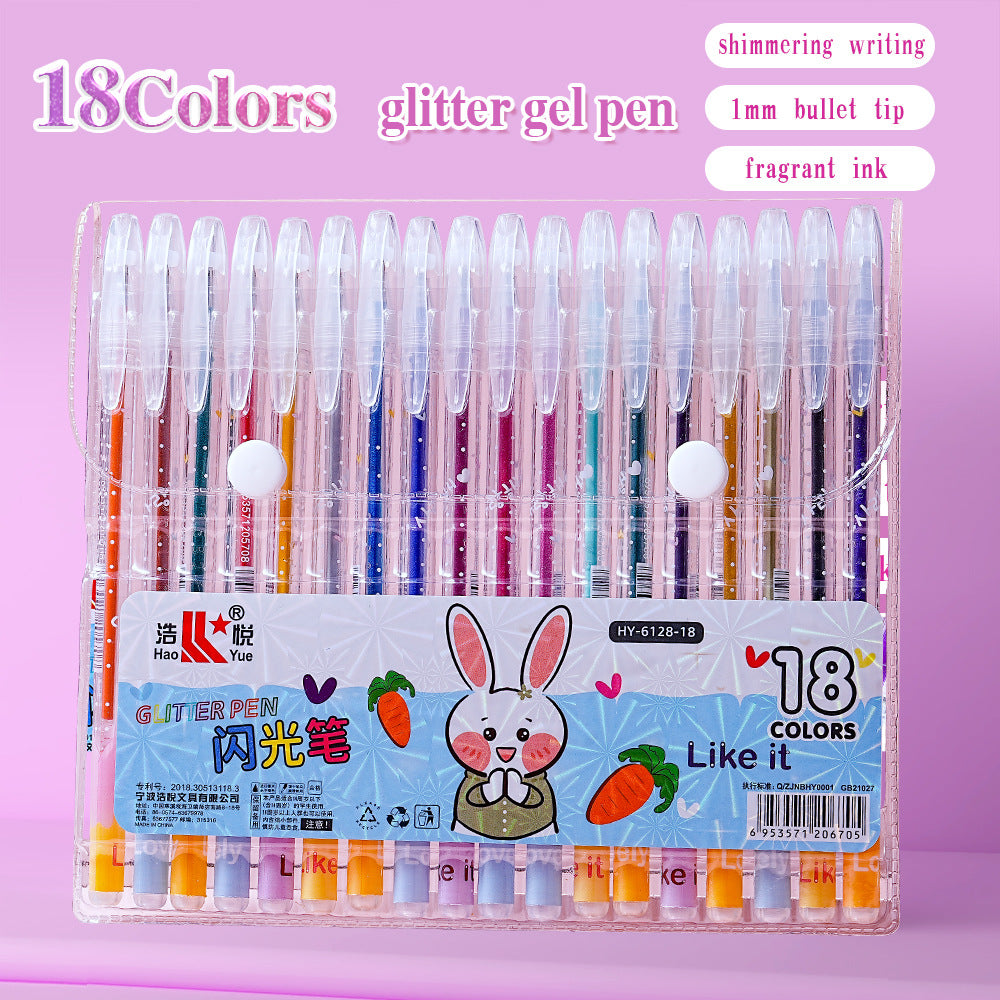 Gel Colouring Pens For Kids 12/18/24/36/48 Colors