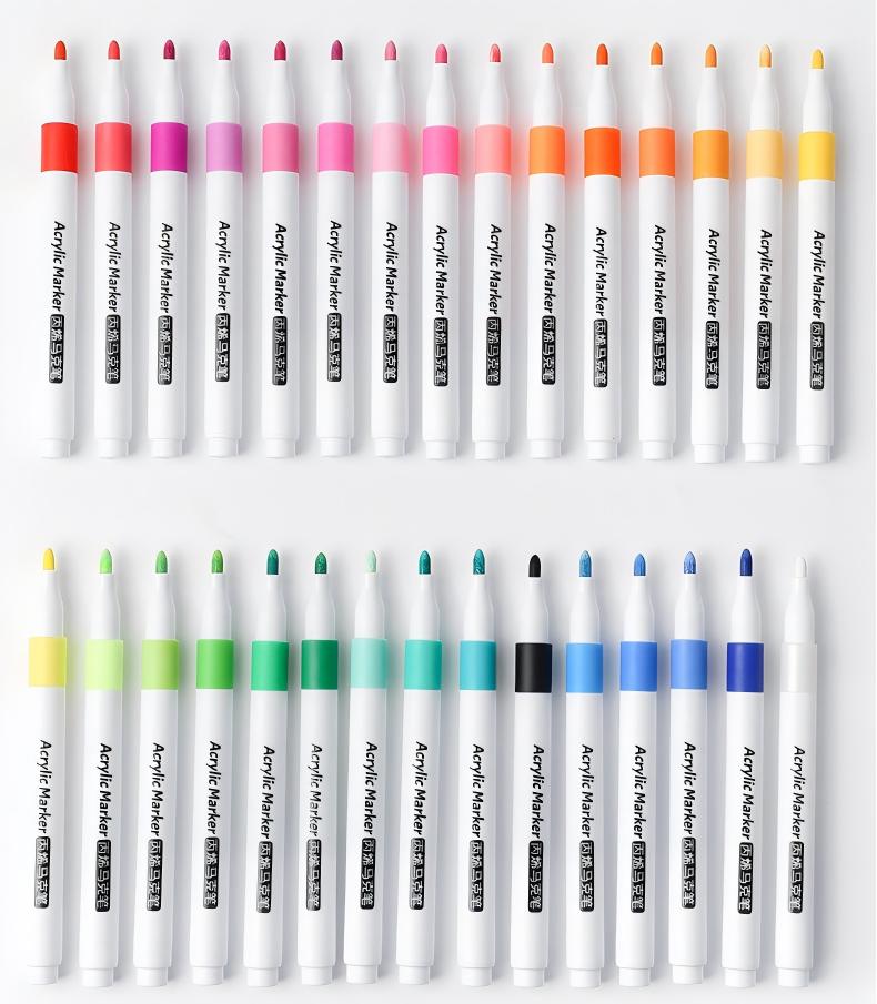 Direct-liquid Soft-tip Acrylic Marker 48/60 Colors