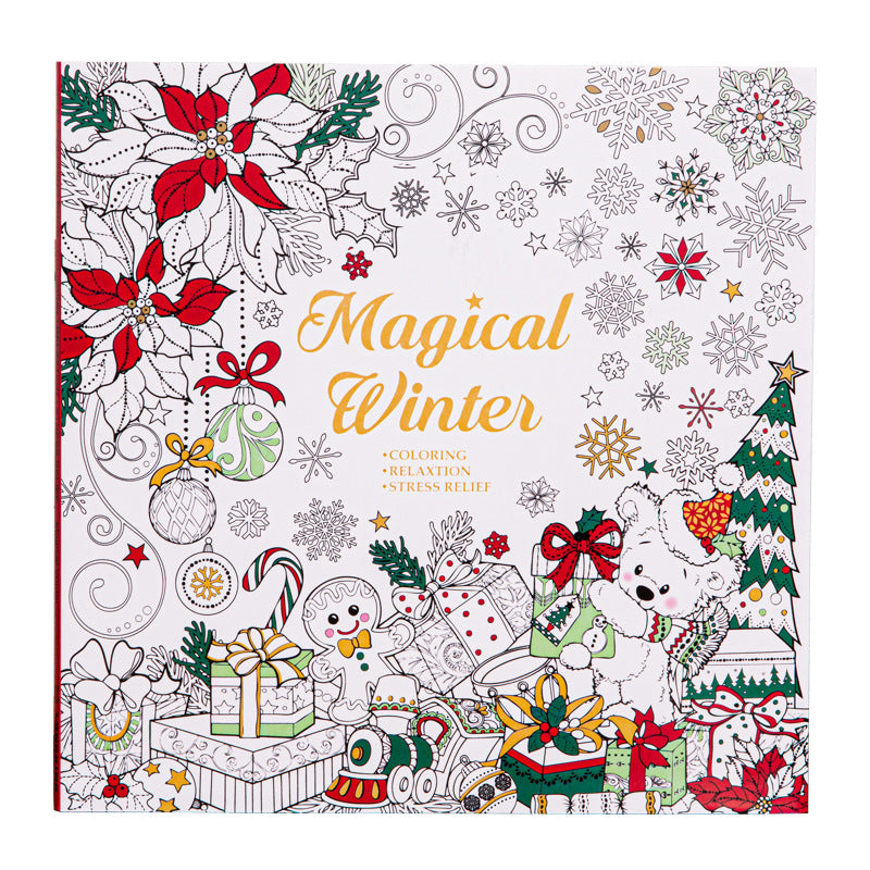 Magical Winter Coloring Book
