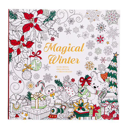 Magical Winter Coloring Book