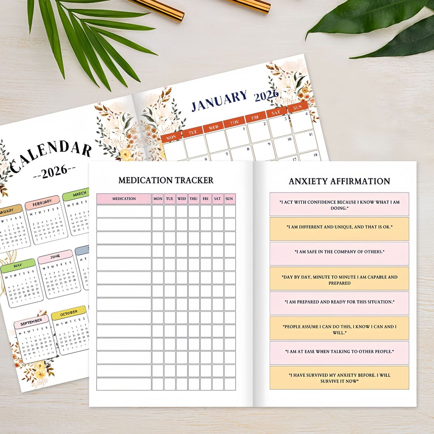 2026 Mega Therapy Journal Mental Wellness Gift for Adults