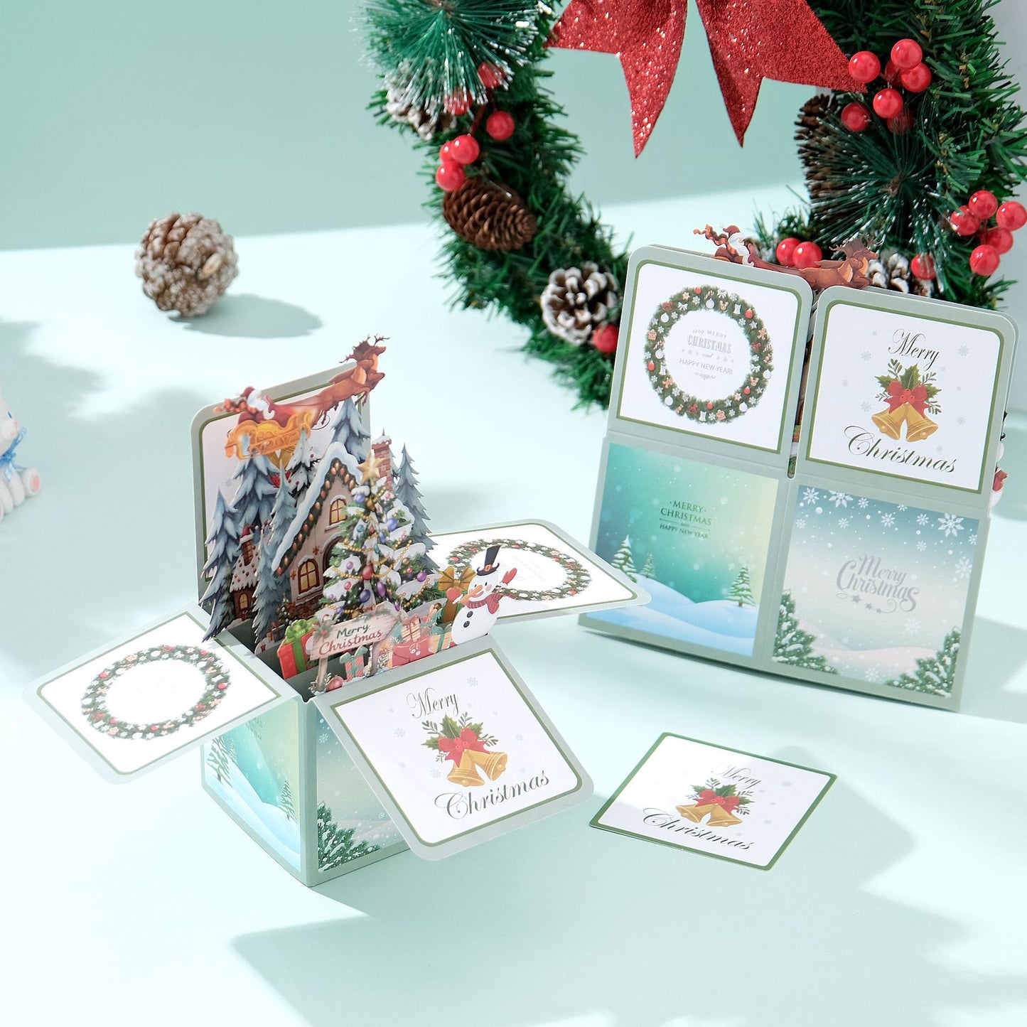 Dreamy Christmas Pop-up 3D Greeting Card