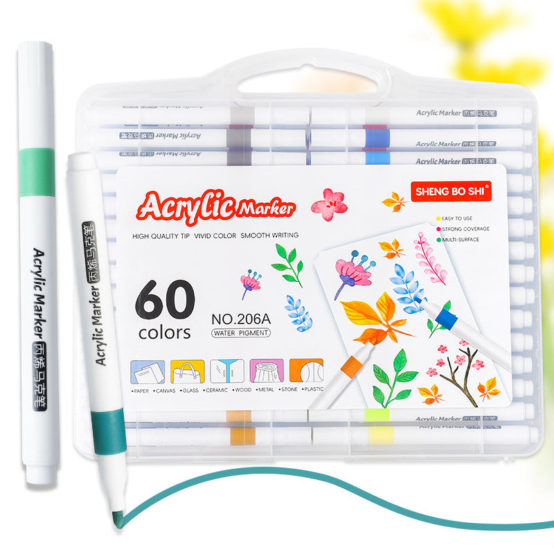 Direct-liquid Soft-tip Acrylic Marker 48/60 Colors