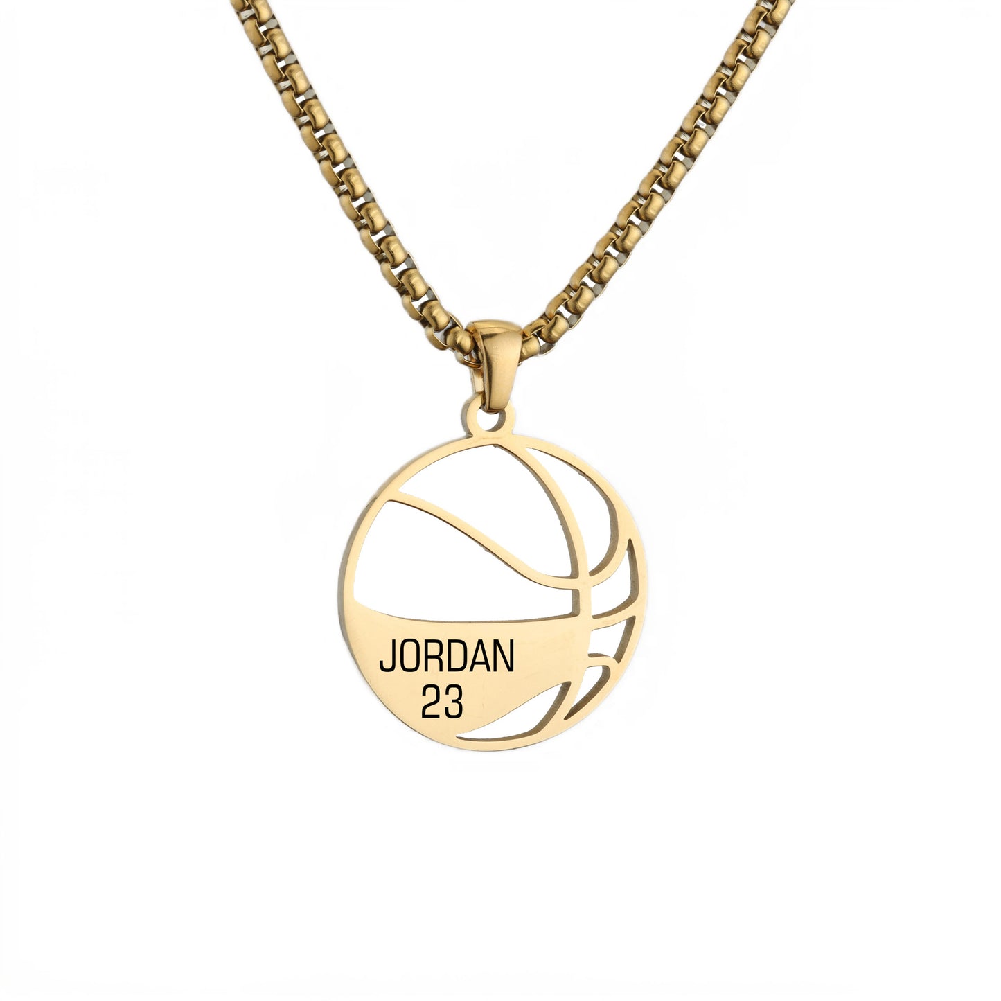 Personalize|Basketball Pendant Necklace