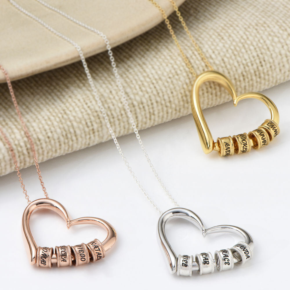Personalize|Heart Beaded Necklace