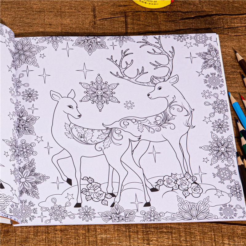 Magical Winter Coloring Book