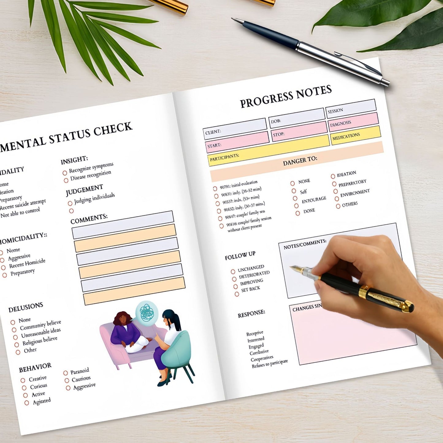 2026 Mega Therapy Journal Mental Wellness Gift for Adults