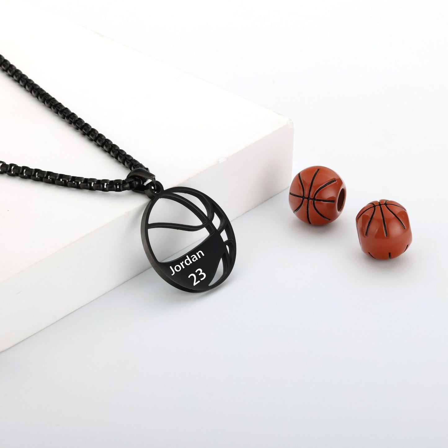 Personalize|Basketball Pendant Necklace