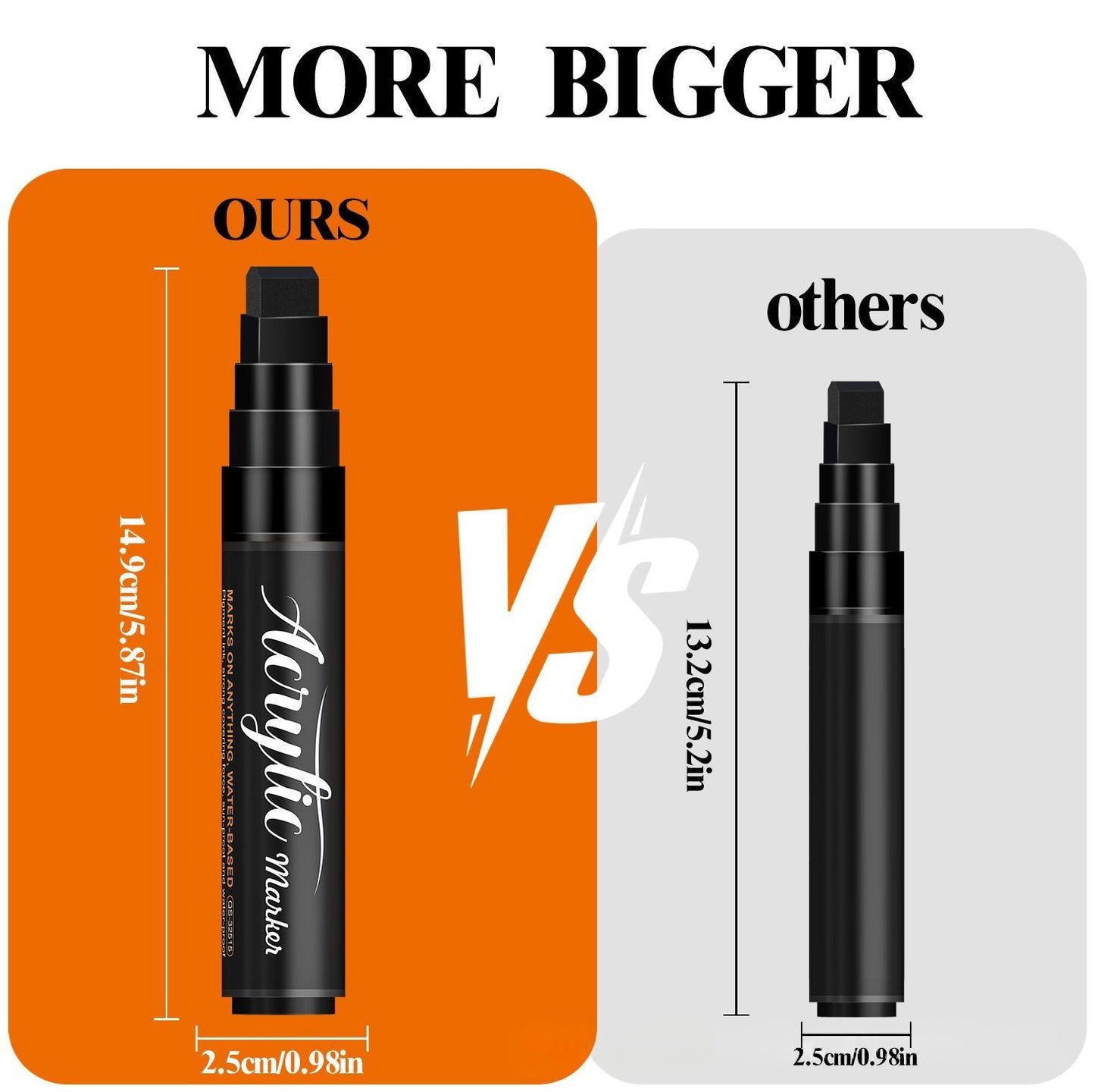 Acrylic Marker 15mm High-capacity