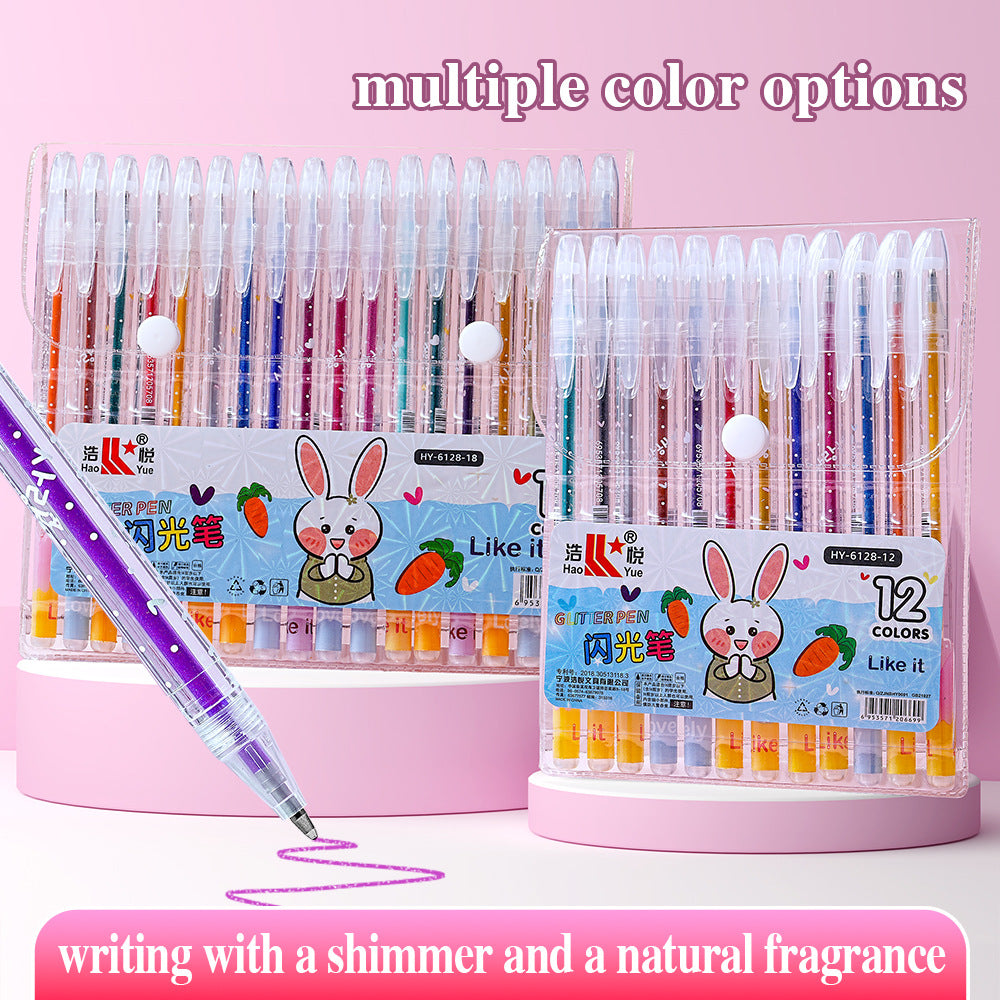 Gel Colouring Pens For Kids 12/18/24/36/48 Colors
