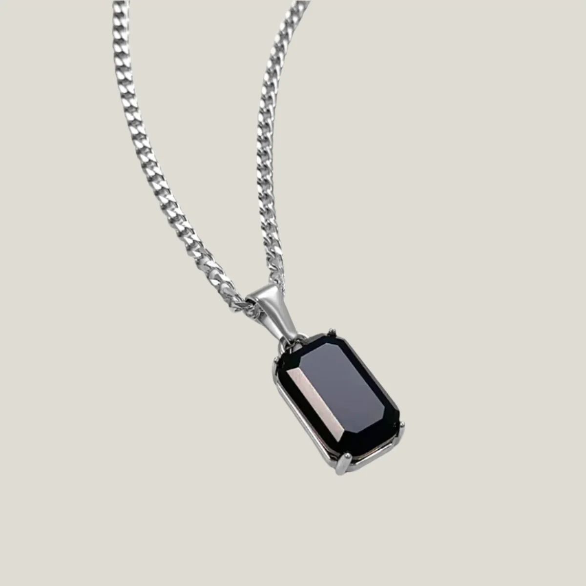 Onyx Amulet Necklace
