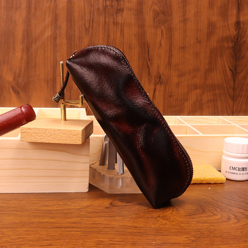 Top-Grain Cowhide Pencil Case