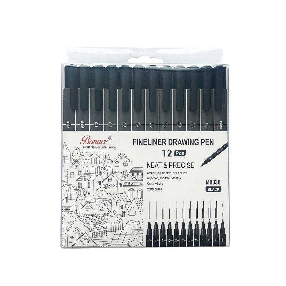 Technical Pen Drawing Outline Pen-Set of 4